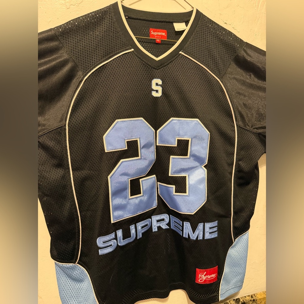 Supreme Black Mesh Jersey
